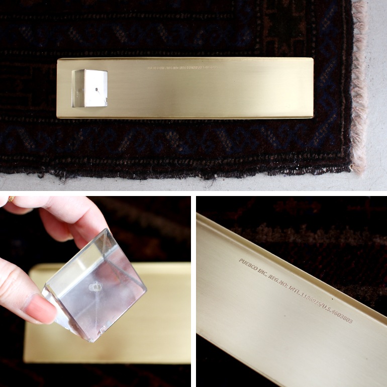 PUEBCO プエブコ｜PRISM INCENSE HOLDER WITH BRASS TRAY(お香立て&トレイ)