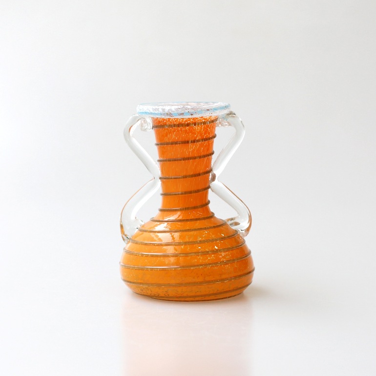 VINTAGE｜Czechoslovakia Art Glass Vase