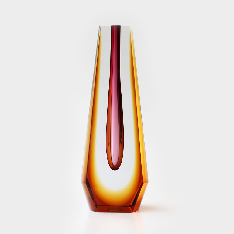 【VINTAGE】Pavel Hlava Art Glass Vase