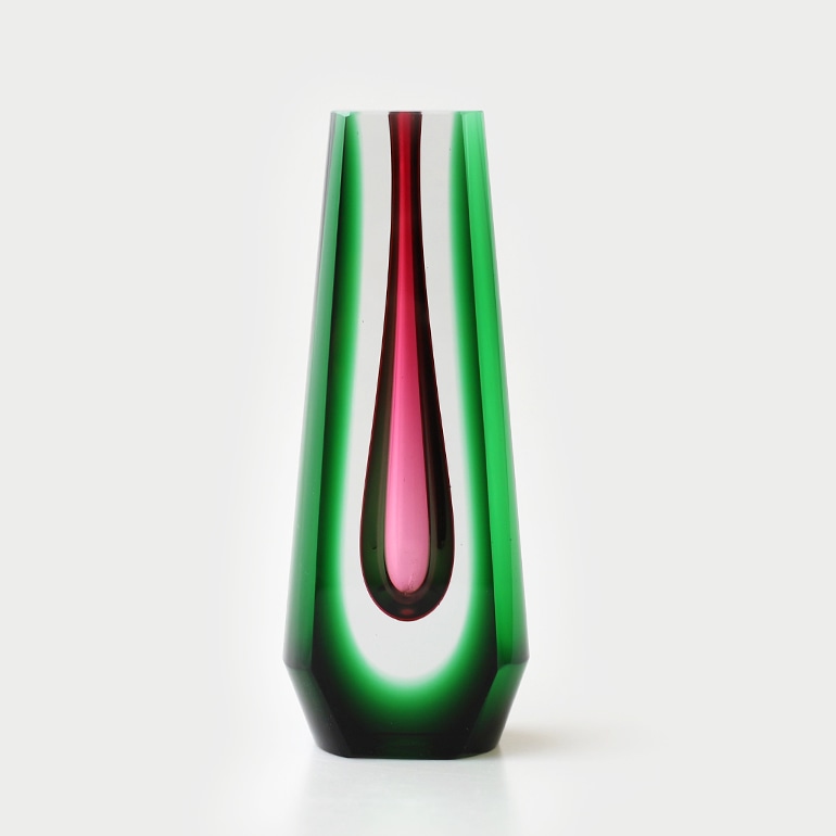 【VINTAGE】Pavel Hlava Art Glass Vase