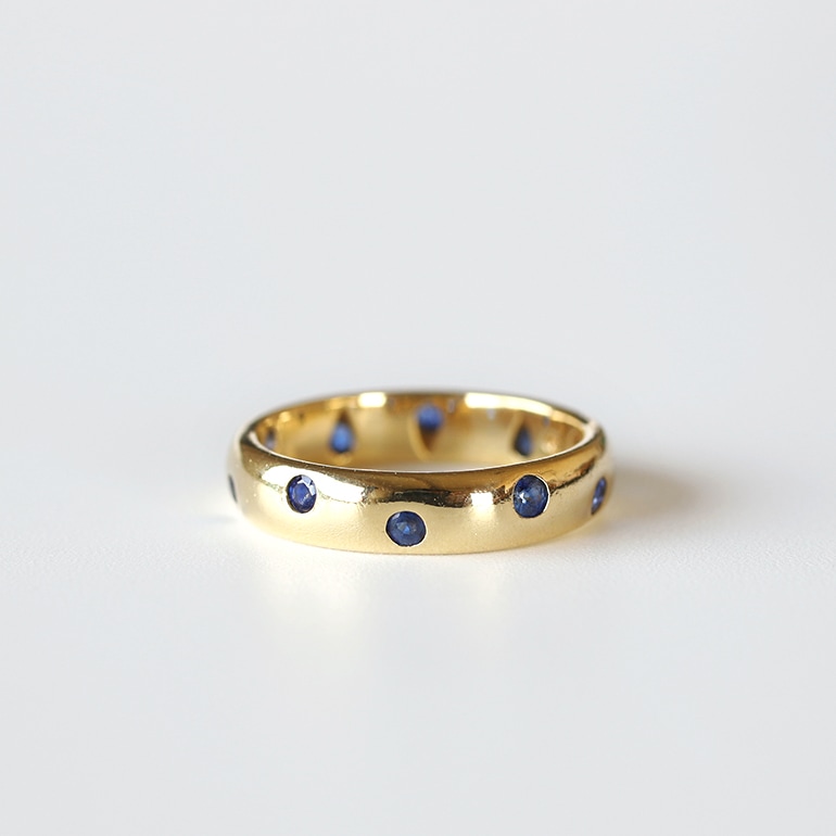 【OLD】TIFFANY&Co. Dots Sapphire Ring