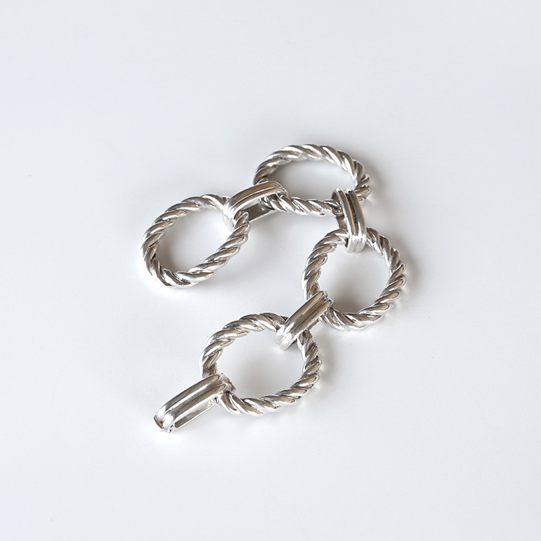 【1980s】TIFFANY&Co. Oval Link Bracelet Made in France