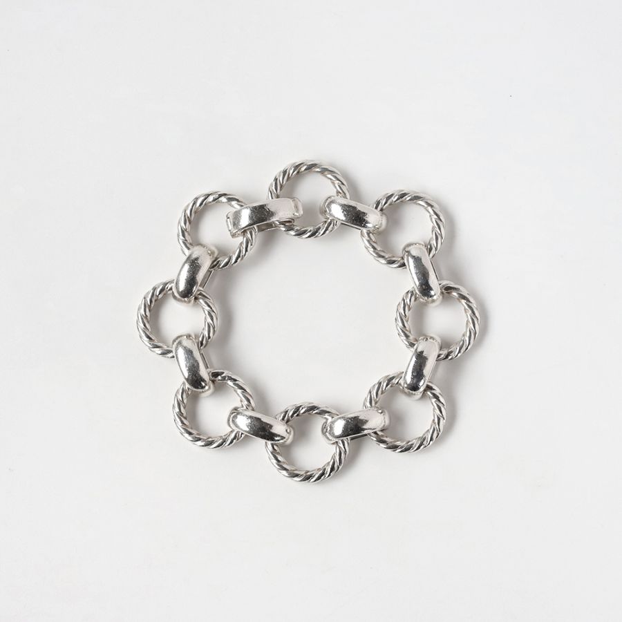 【1990s】TIFFANY&Co. Twist Round Link Bracelet
