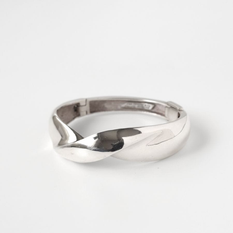 【1980s】TIFFANY&Co. Twist Modern Bracelet Made in France