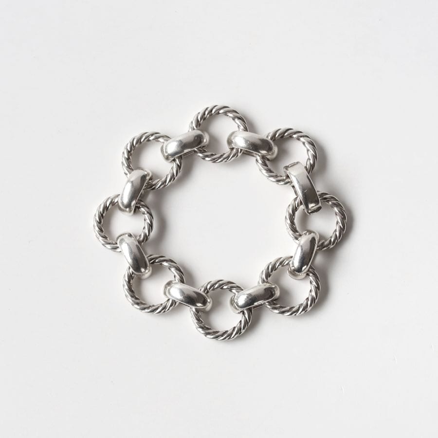 【1990s】TIFFANY&Co. Twist Round Link Bracelet