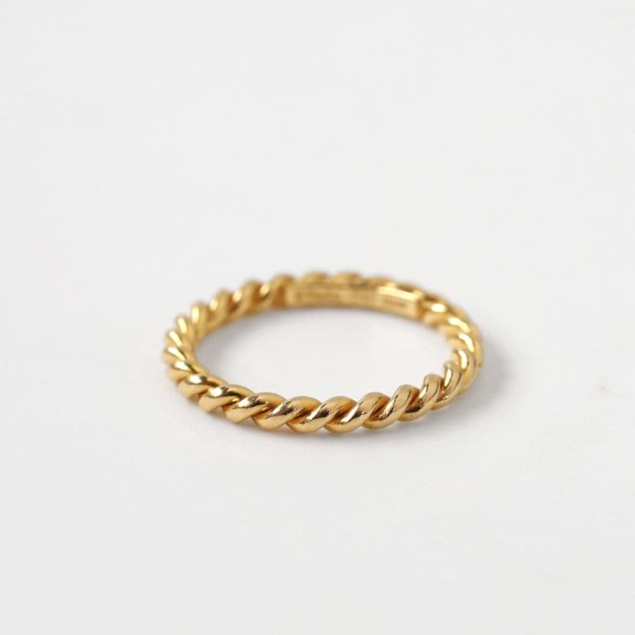 希少✨️美品♥T&Co. 750ゴールド ツイストリング VINTAGE】TIFFANY&Co. 18k Gold Twist Ring | すべての商品
