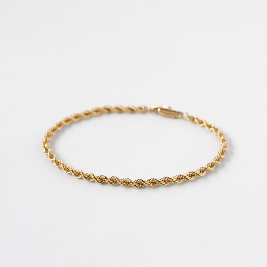 【VINTAGE】TIFFANY&Co. 14k Gold Twist Bracelet