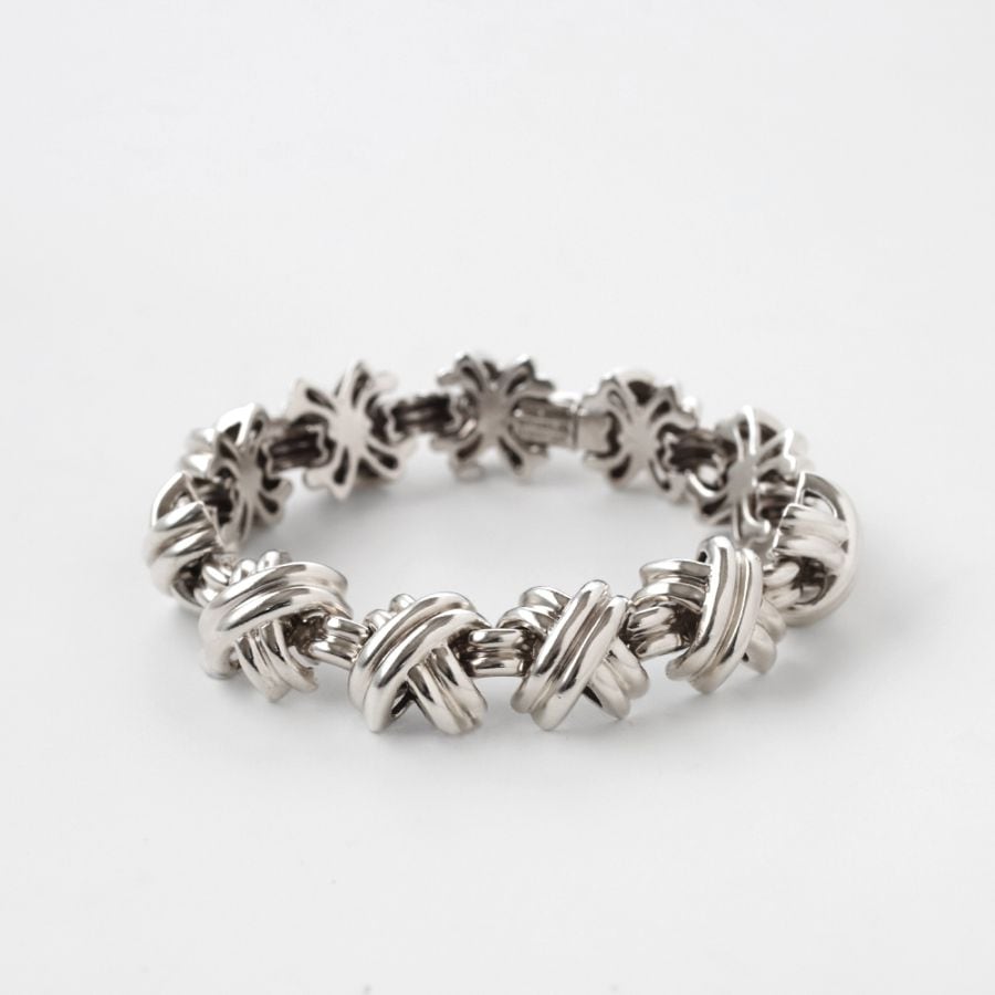 TIFFANY&Co. ティファニー シグネチャー ブレスレ ット 1990 1990】TIFFANY&Co. Signature Link Bracelet | VINTAGE | MATILDE