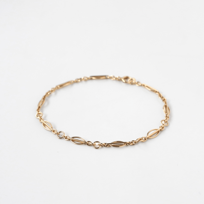 【1984】9k Gold Chain Link Bracelet