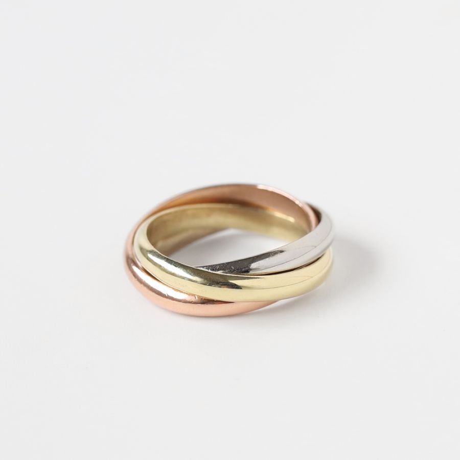 【VINTAGE】TIFFANY&Co. Trinity Ring 14k Gold