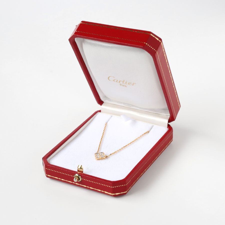 【VINTAGE】Cartier Hindu Diamond Necklace 18k YG