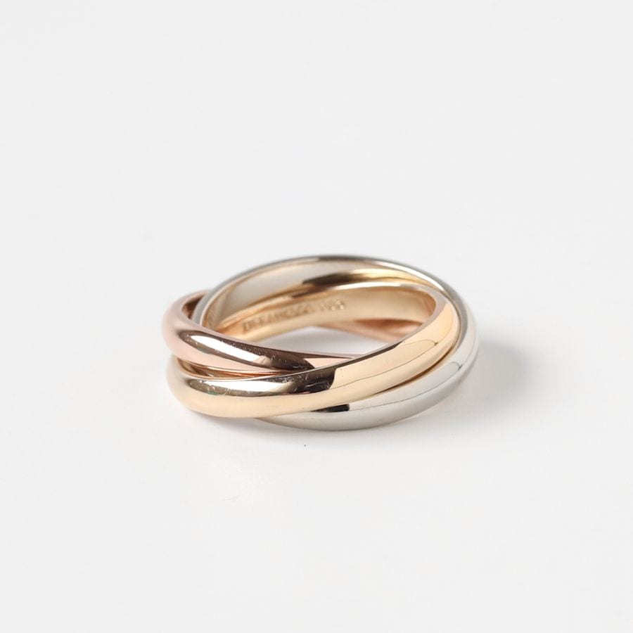 【VINTAGE】TIFFANY&Co. Trinity Ring 14k 