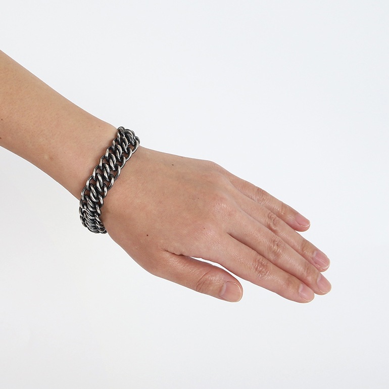 【VINTAGE】TIFFANY&Co. Double Chain Bracelet Short