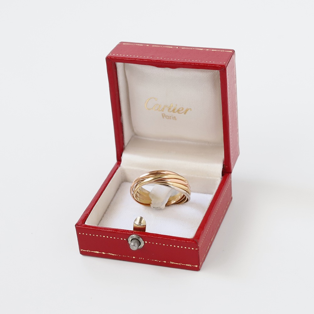 【VINTAGE】Cartier Trinity Ring 7rows 