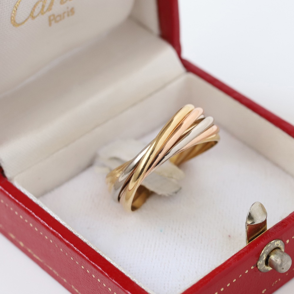 【VINTAGE】Cartier Trinity Ring 7rows 