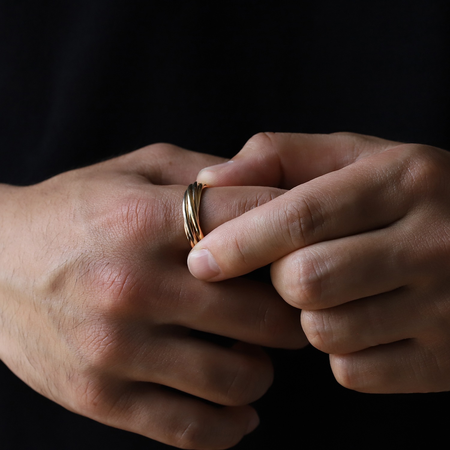 【VINTAGE】Cartier Trinity Ring 7rows 