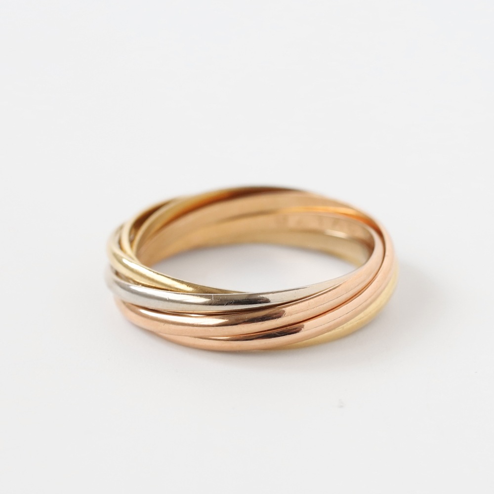 【VINTAGE】Cartier Trinity Ring 7rows 