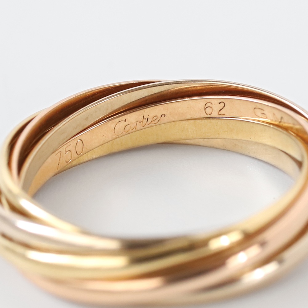 【VINTAGE】Cartier Trinity Ring 7rows 