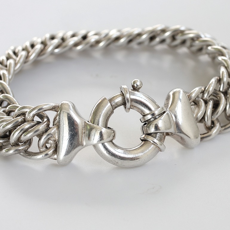 【VINTAGE】TIFFANY&Co. Double Chain Bracelet Long