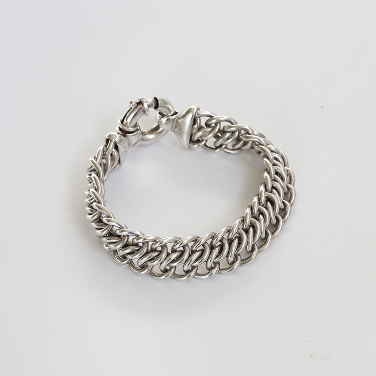 【VINTAGE】TIFFANY&Co. Double Chain Bracelet Long