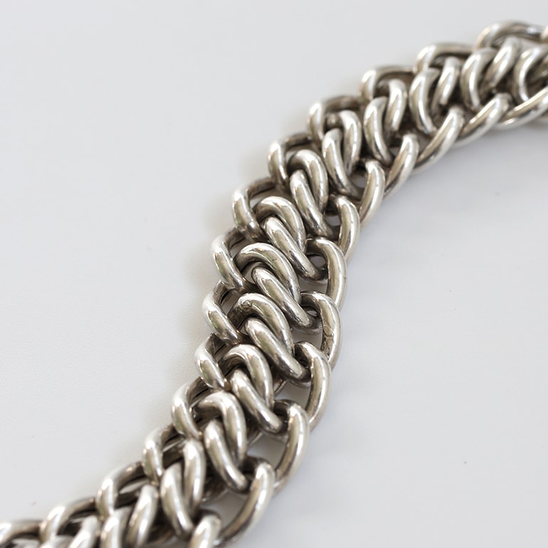 【VINTAGE】TIFFANY&Co. Double Chain Bracelet Long