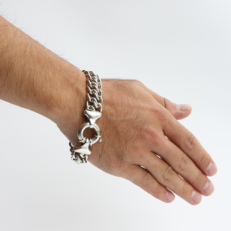 【VINTAGE】TIFFANY&Co. Double Chain Bracelet Long