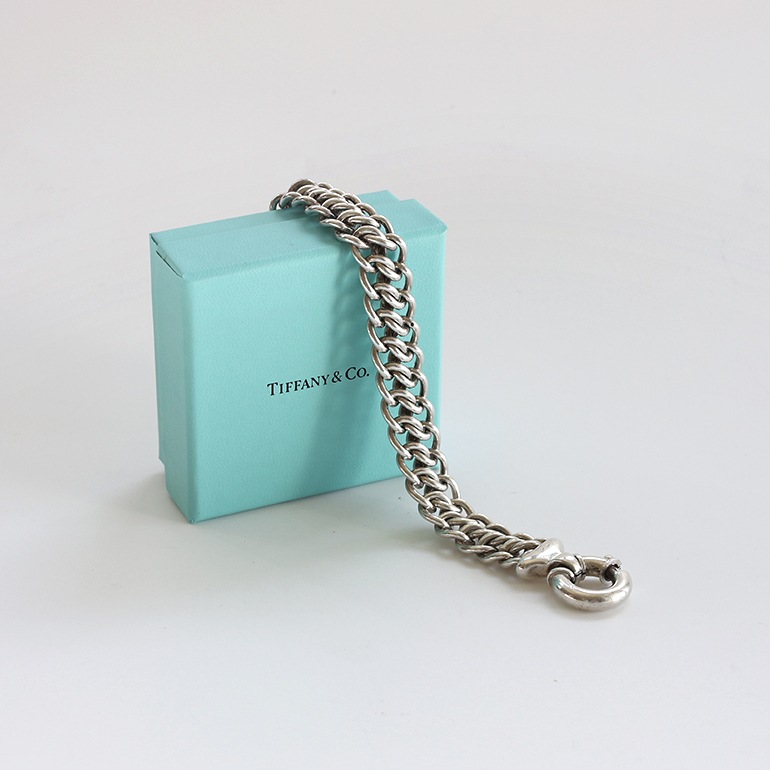 【VINTAGE】TIFFANY&Co. Double Chain Bracelet Long
