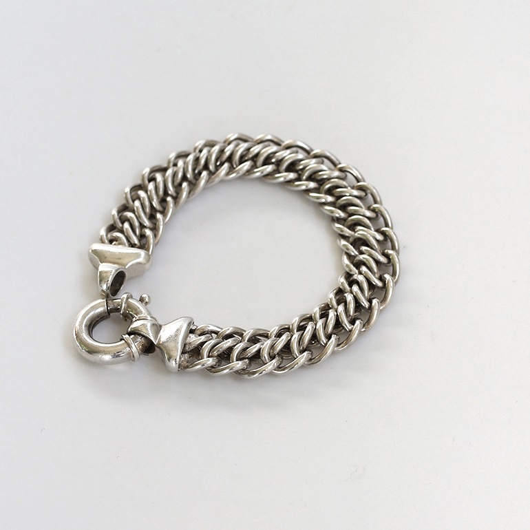 【VINTAGE】TIFFANY&Co. Double Chain Bracelet Long