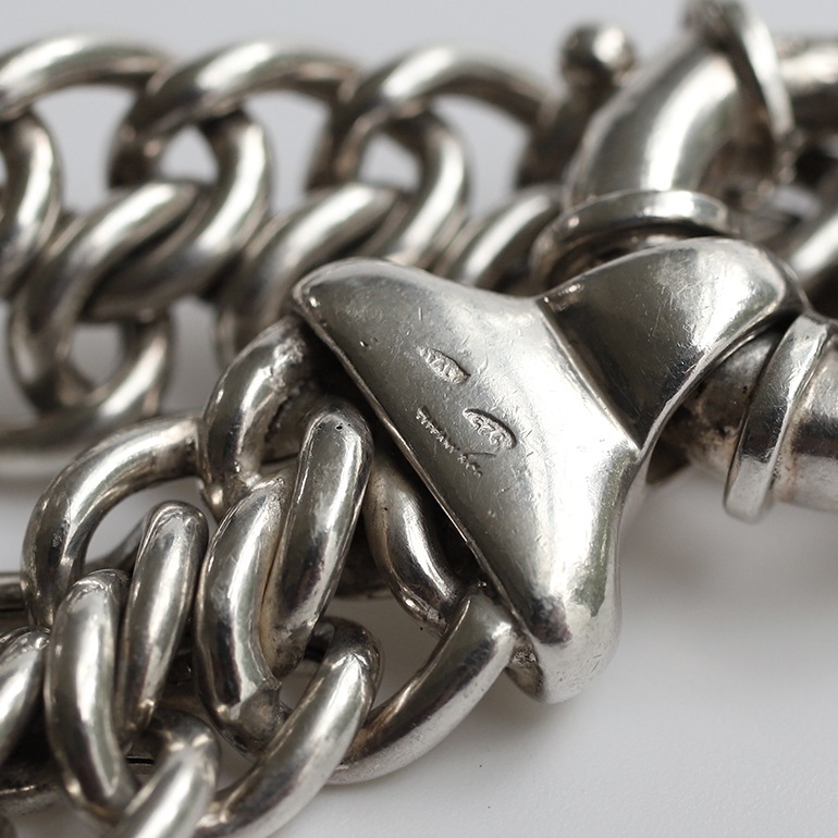 【VINTAGE】TIFFANY&Co. Double Chain Bracelet Long