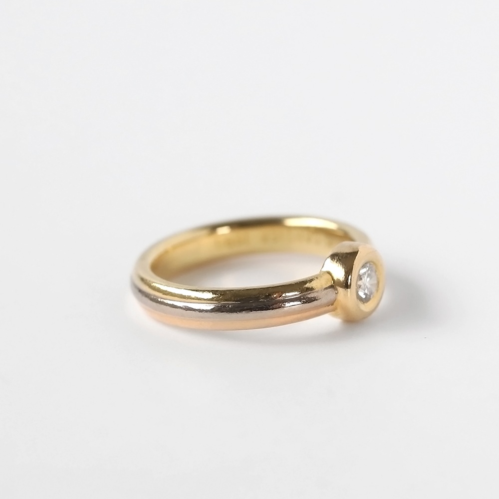 【1995】Cartier Monostone Diamond Ring