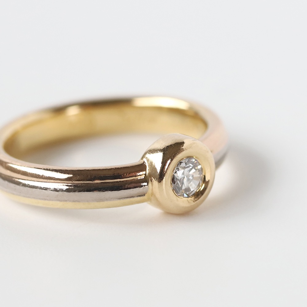 【1995】Cartier Monostone Diamond Ring