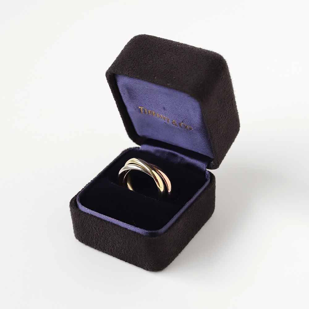 【VINTAGE】TIFFANY&Co. Trinity Ring 14k Gold