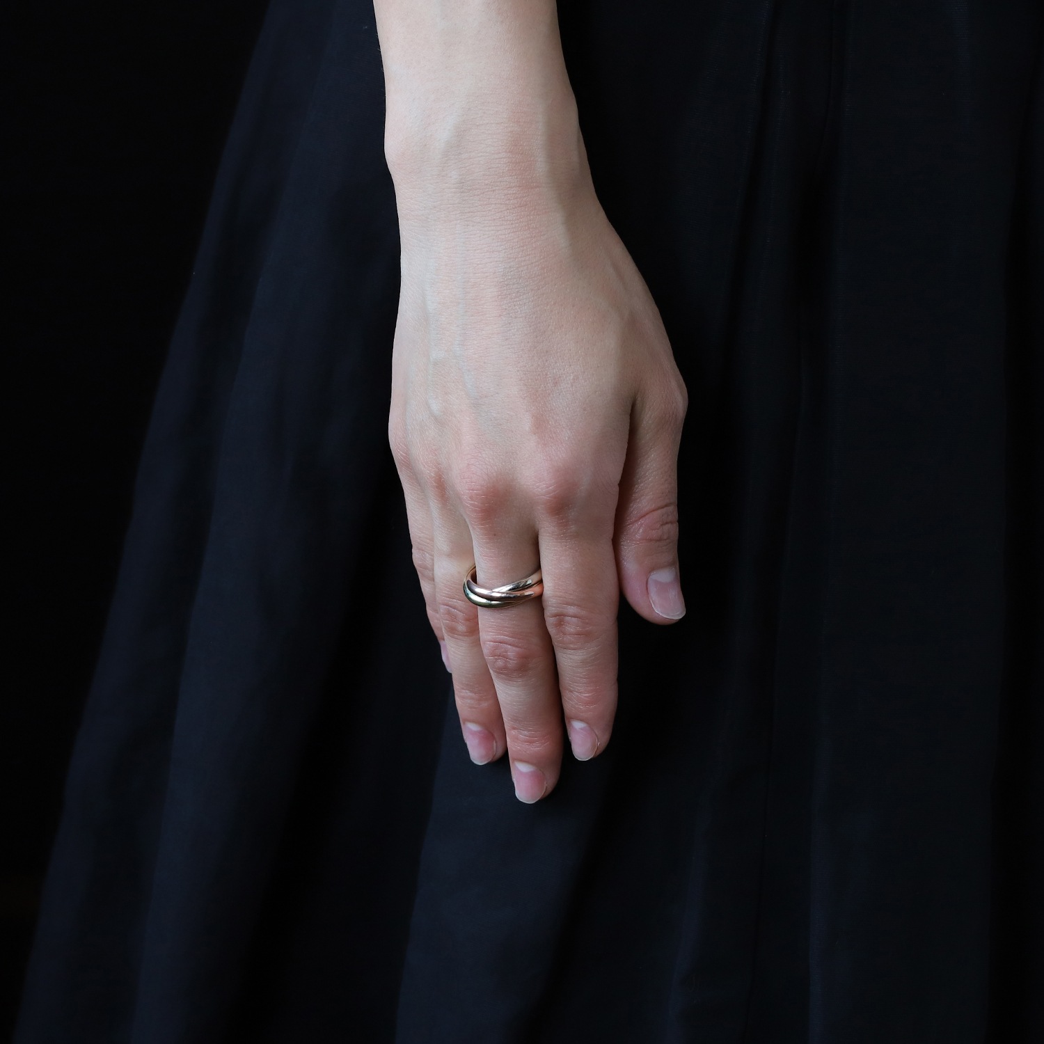 【VINTAGE】TIFFANY&Co. Trinity Ring 14k Gold