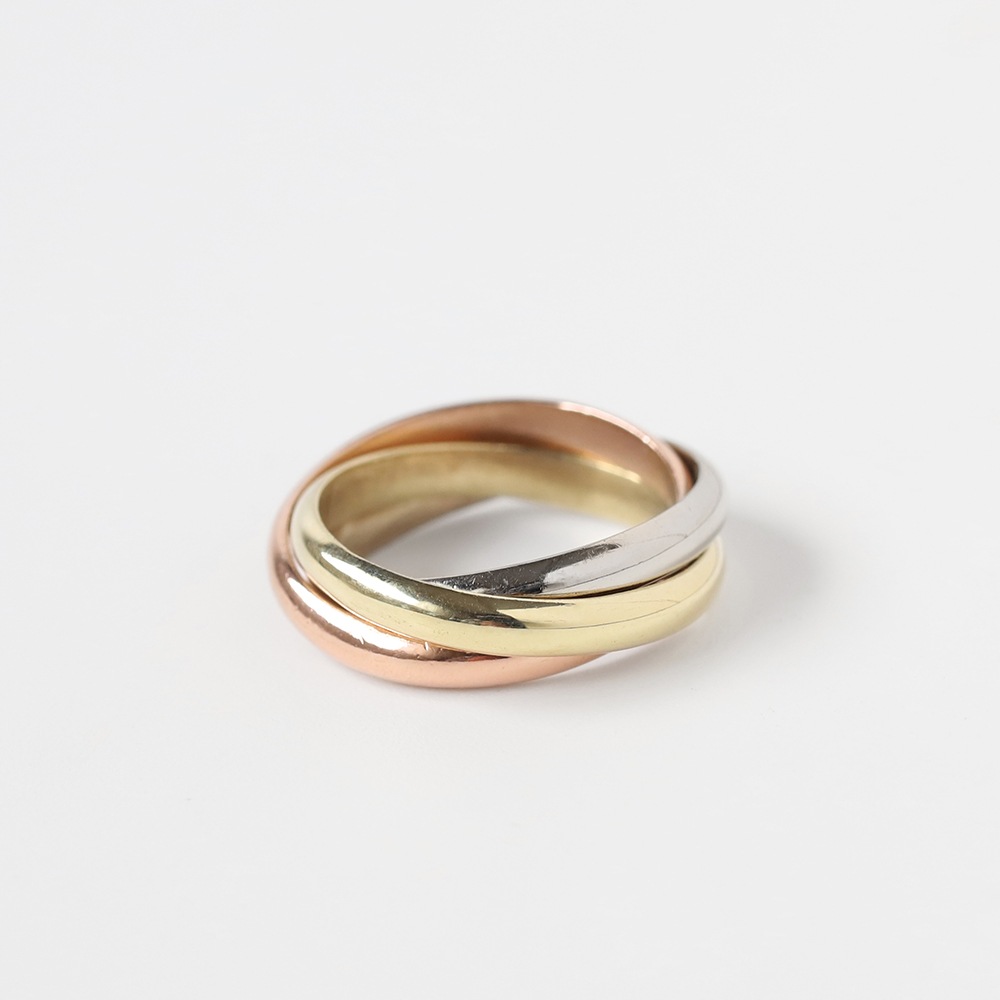 【VINTAGE】TIFFANY&Co. Trinity Ring 14k Gold