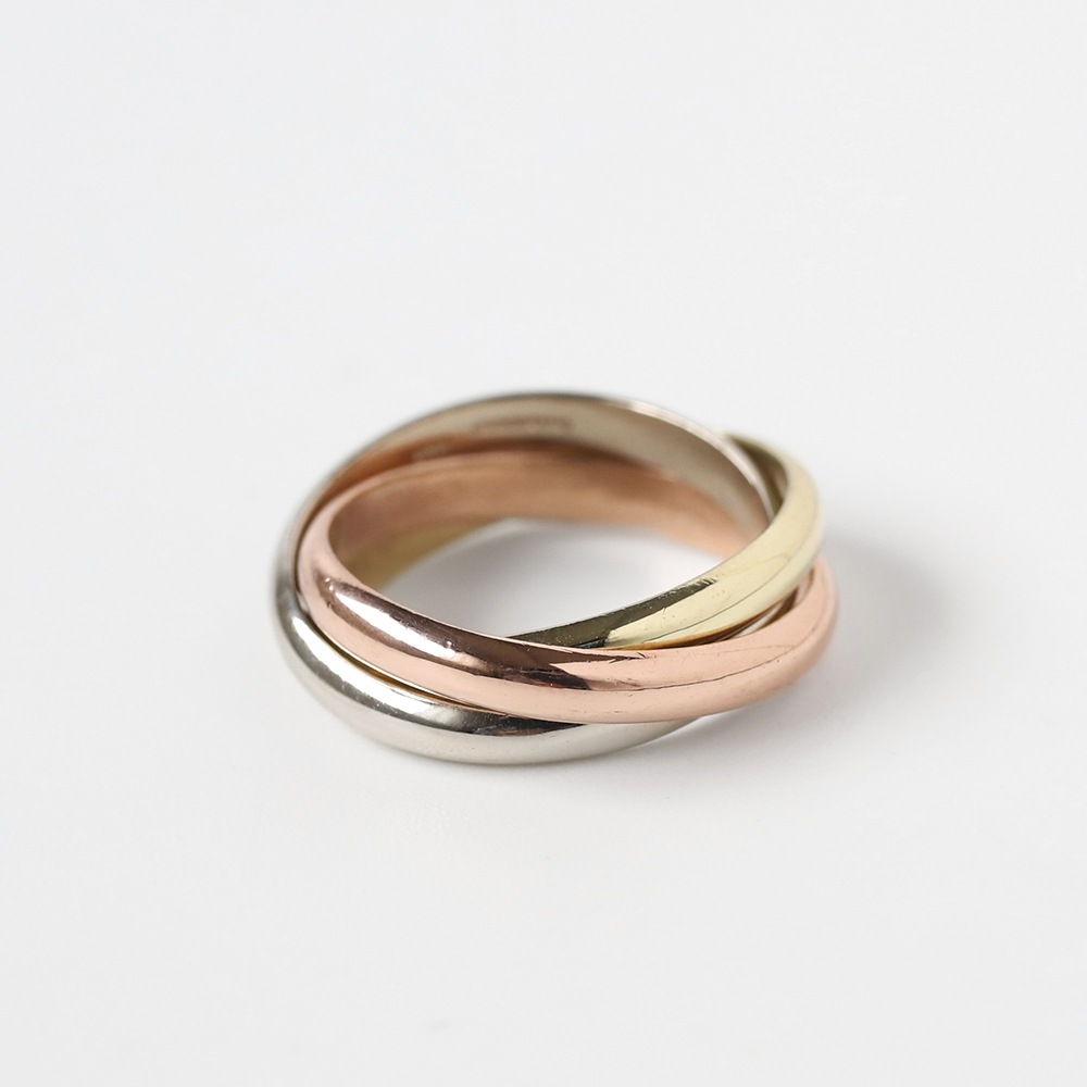 【VINTAGE】TIFFANY&Co. Trinity Ring 14k Gold