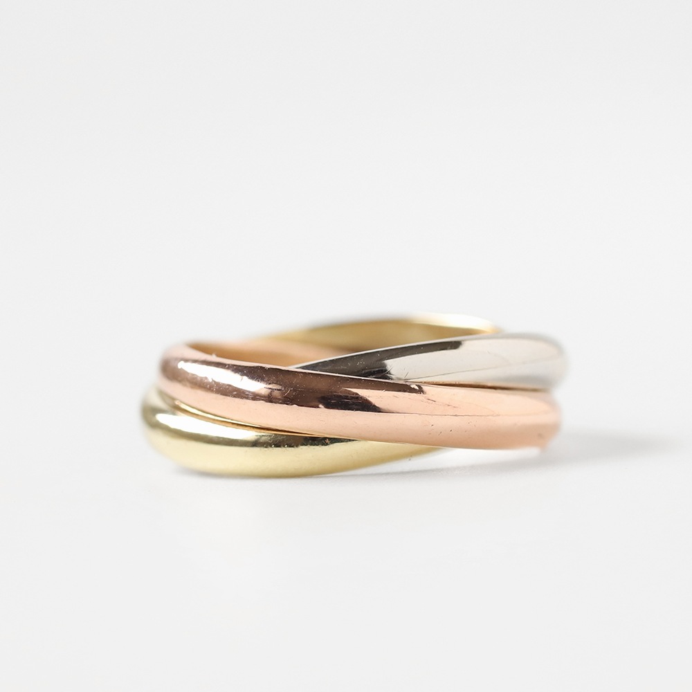 【VINTAGE】TIFFANY&Co. Trinity Ring 14k Gold