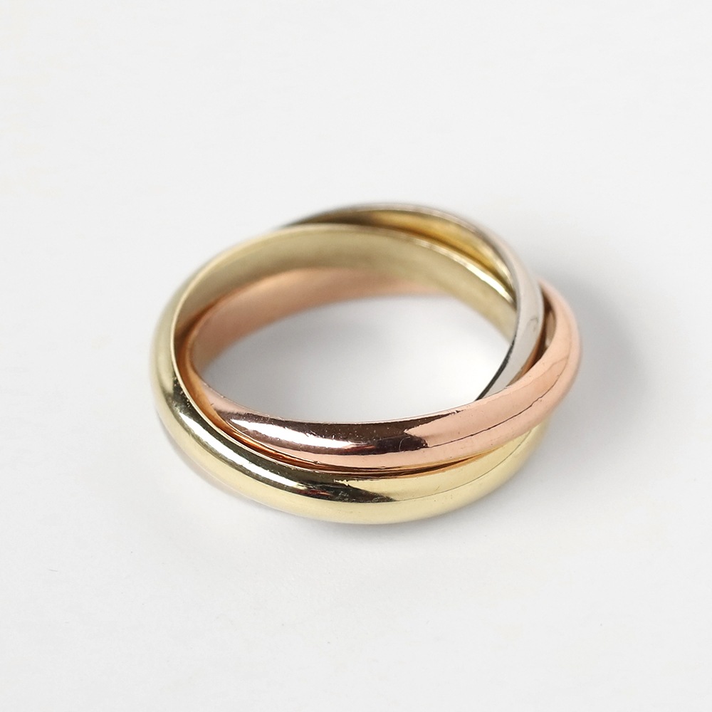 【VINTAGE】TIFFANY&Co. Trinity Ring 14k Gold