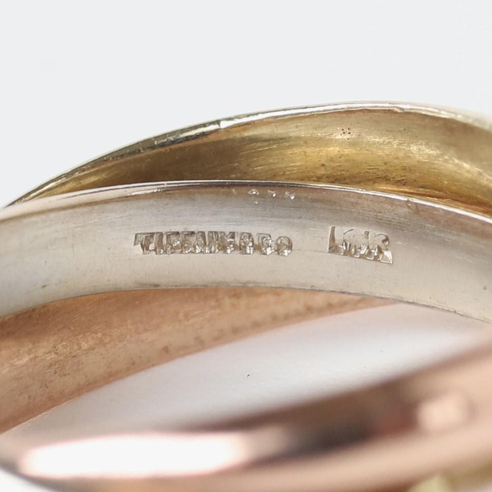 【VINTAGE】TIFFANY&Co. Trinity Ring 14k Gold