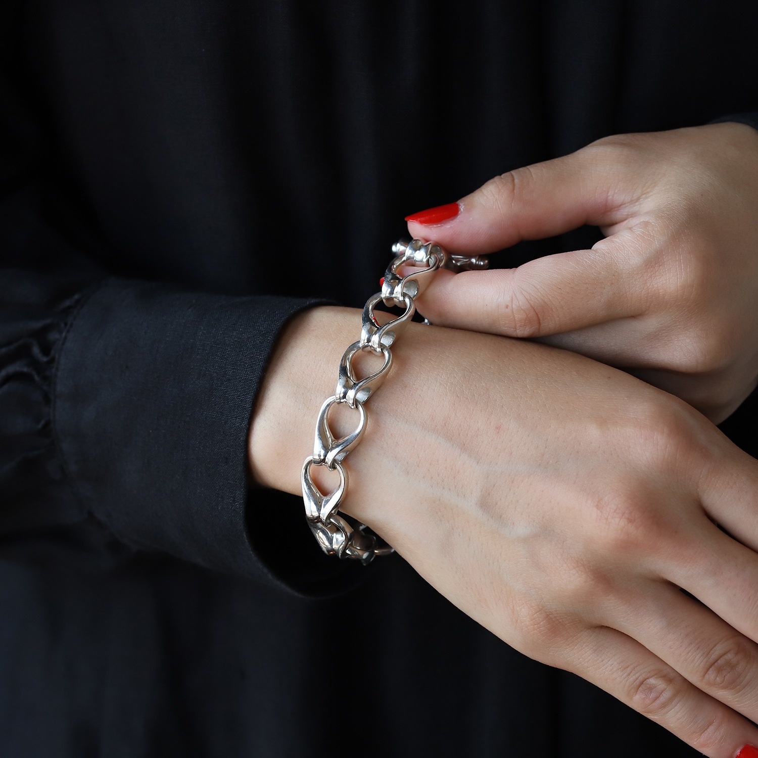 【VINTAGE】TIFFANY&Co. Drop Link Toggle Bracelet