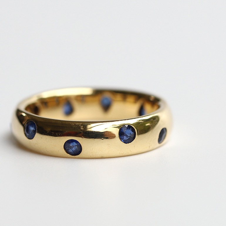 【OLD】TIFFANY&Co. Dots Sapphire Ring