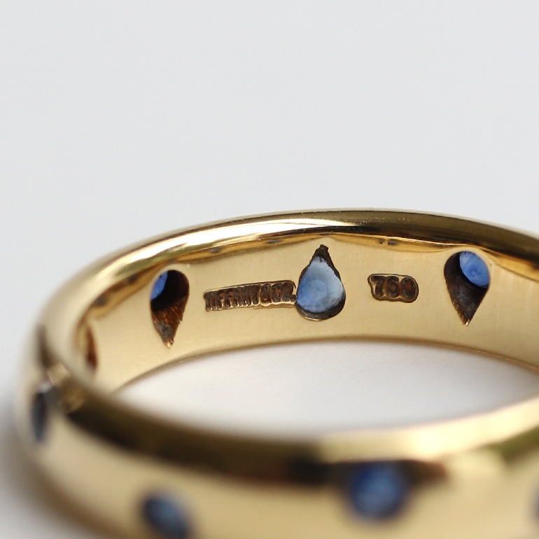 【OLD】TIFFANY&Co. Dots Sapphire Ring