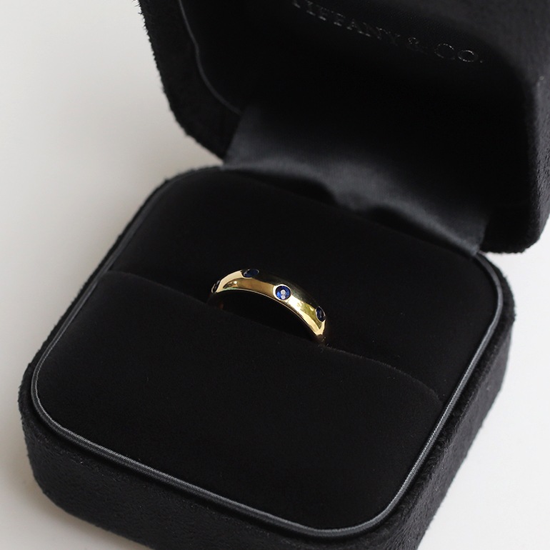 【OLD】TIFFANY&Co. Dots Sapphire Ring