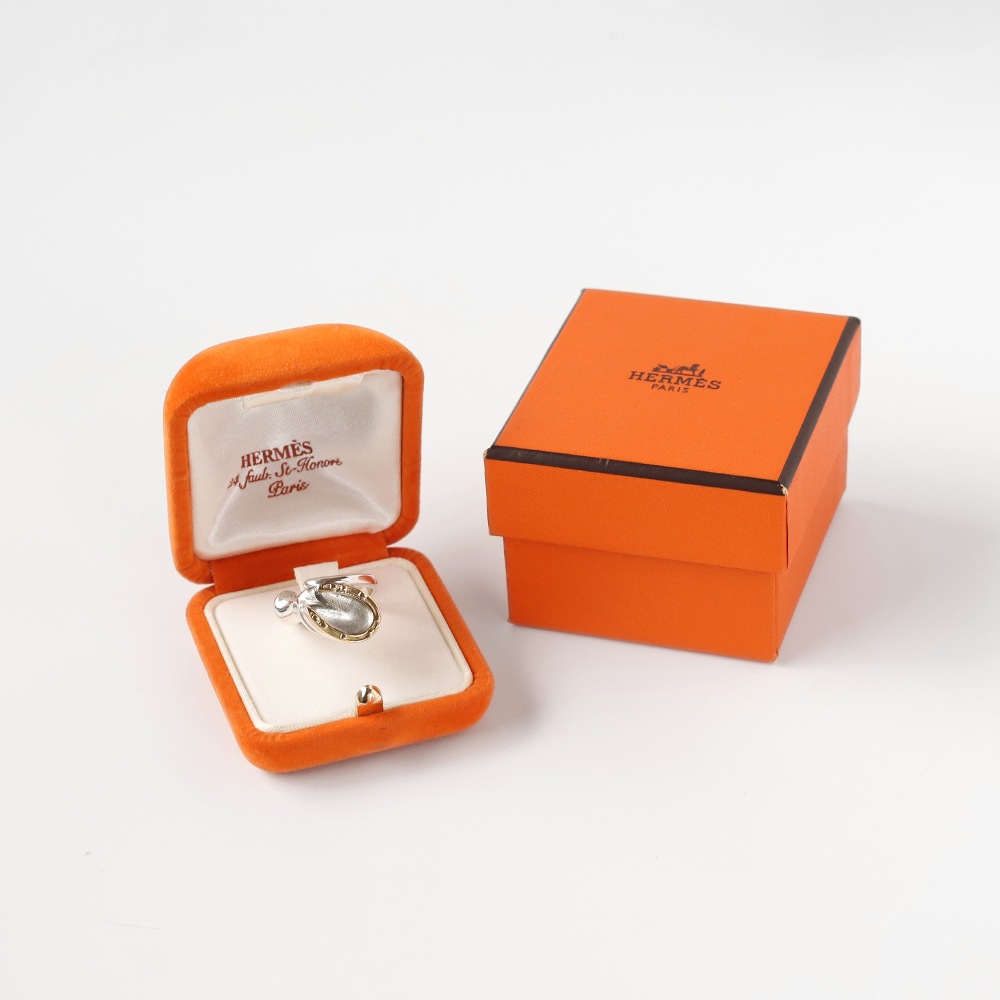【VINTAGE】HERMES Horseshoe  Ring 