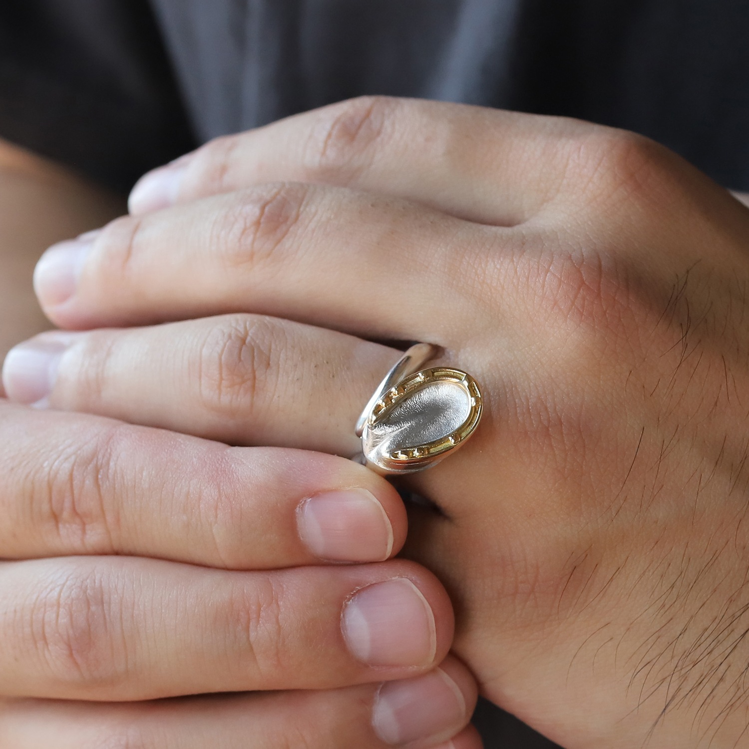 【VINTAGE】HERMES Horseshoe  Ring 