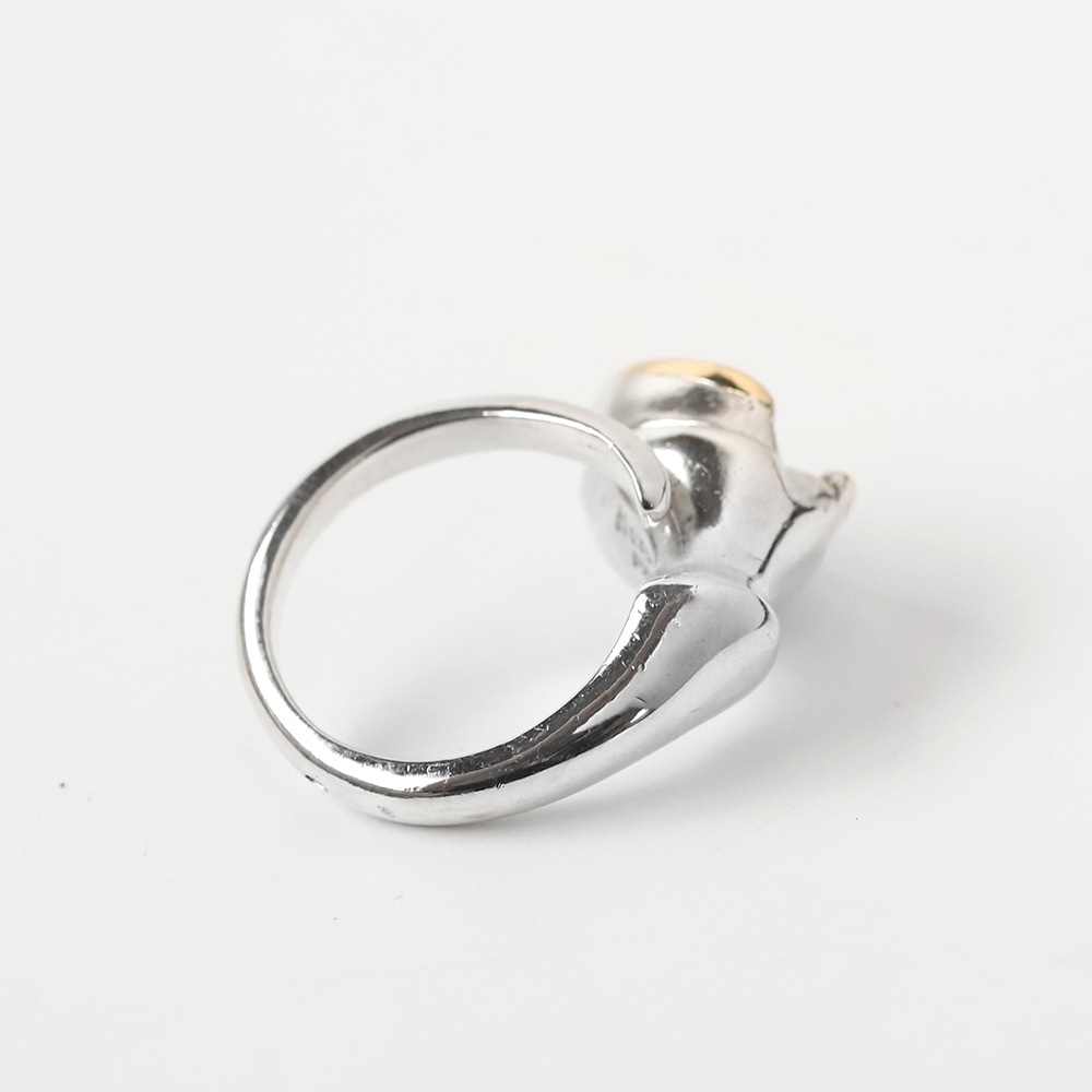 【VINTAGE】HERMES Horseshoe  Ring 