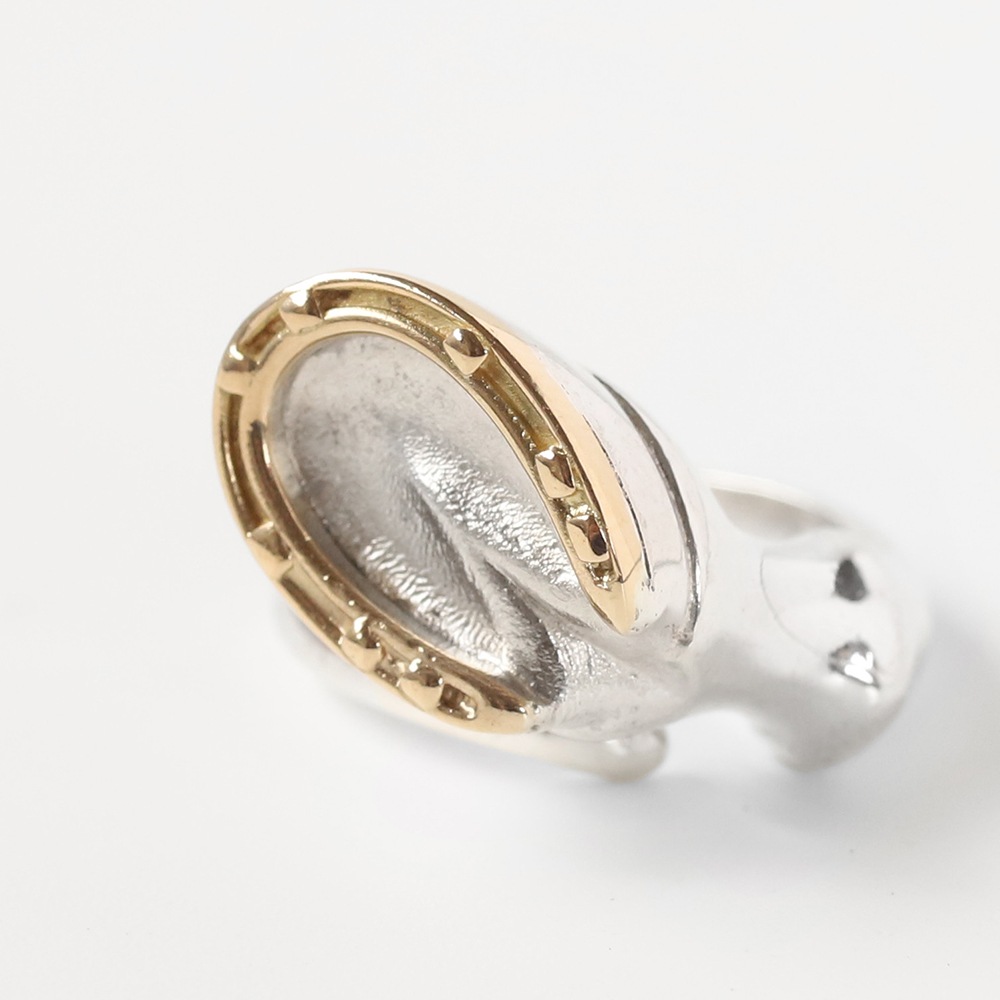 【VINTAGE】HERMES Horseshoe  Ring 