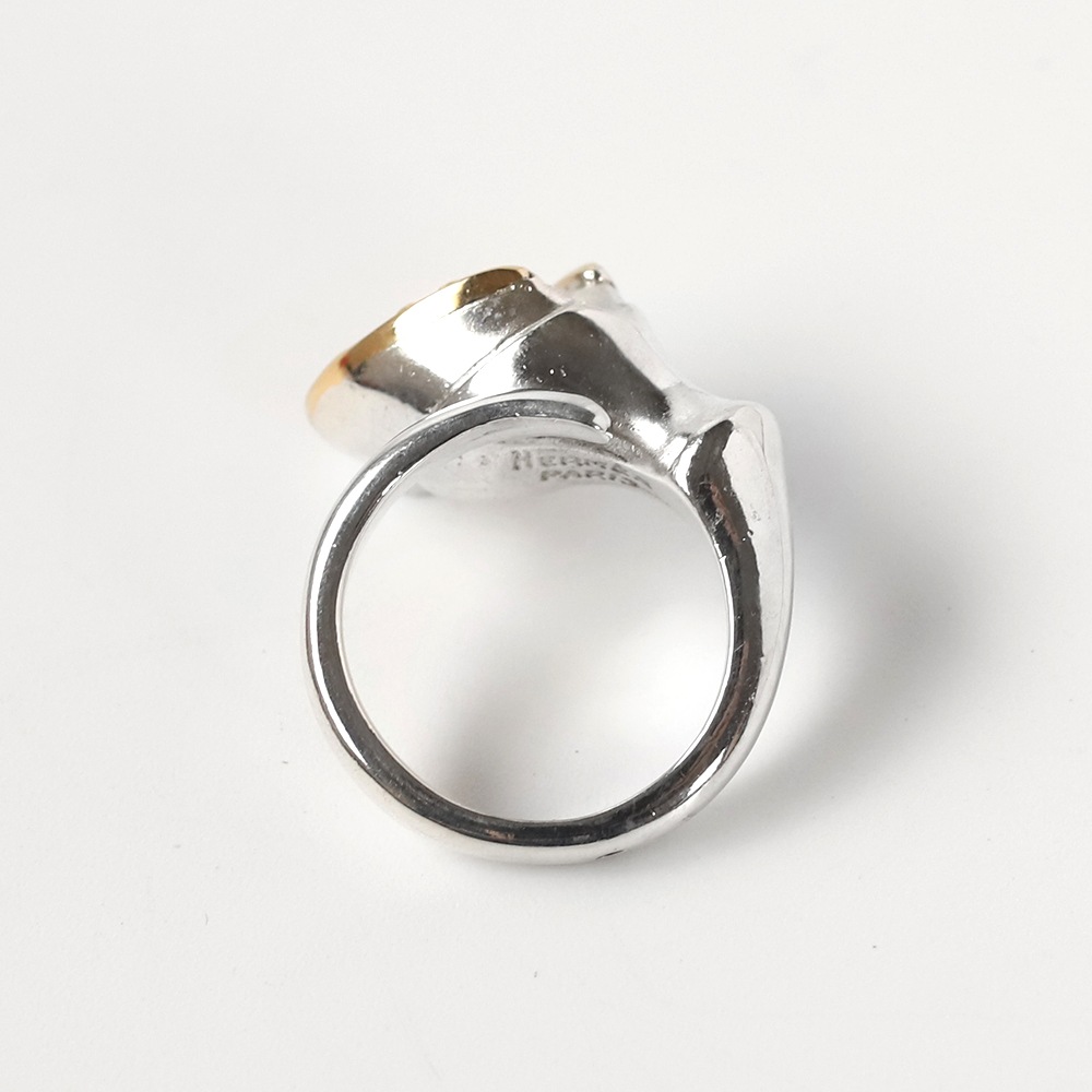 【VINTAGE】HERMES Horseshoe  Ring 