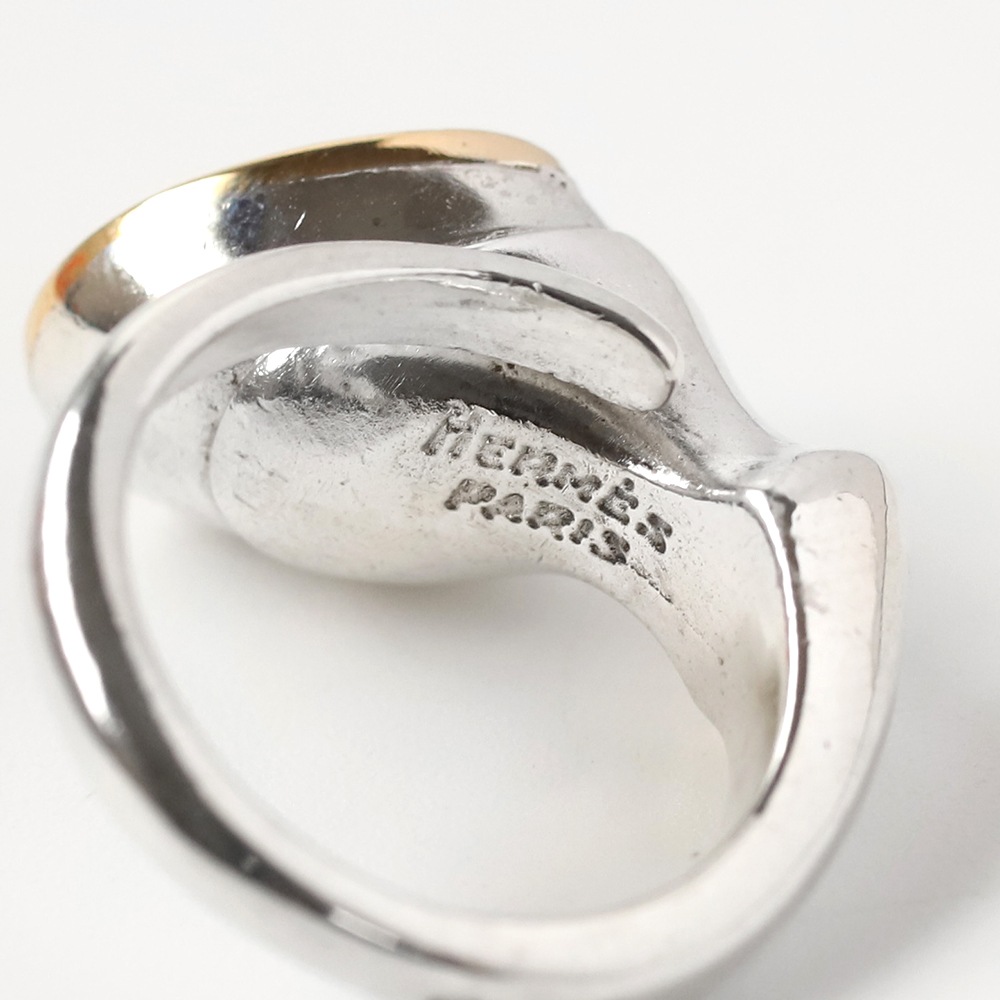 【VINTAGE】HERMES Horseshoe  Ring 