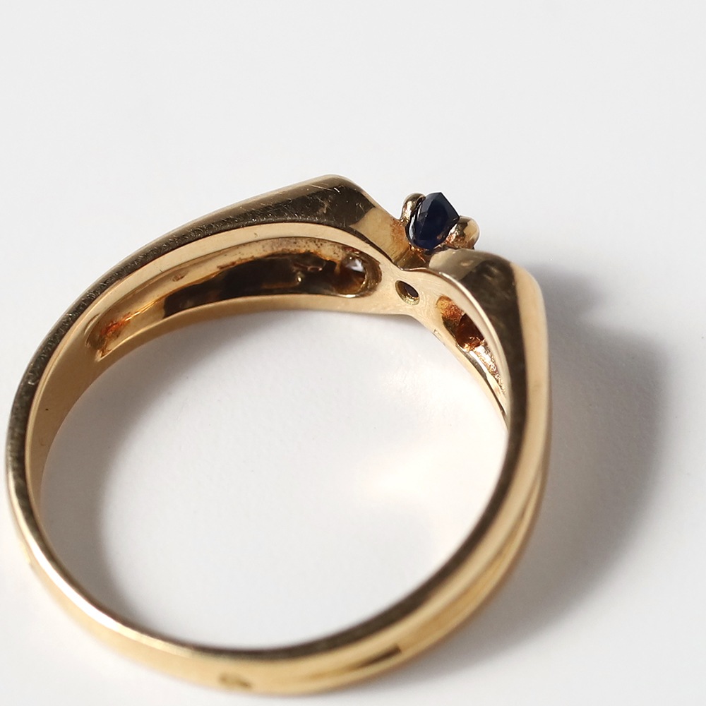 【VINTAGE】Van Cleef & Arpels Papillon Ring 18k YG