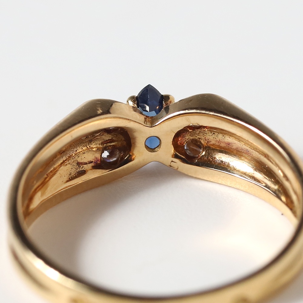 【VINTAGE】Van Cleef & Arpels Papillon Ring 18k YG